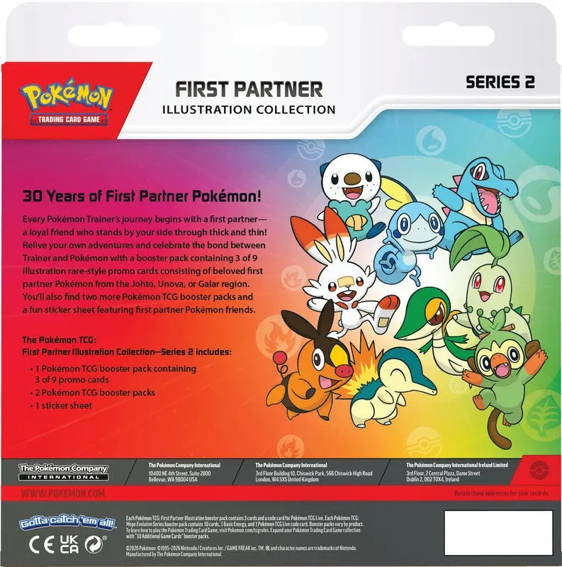Pokémon TCG First Partner Illustration Collection Series 2 – Pre-Order | Limited Release Pokémon Pulls