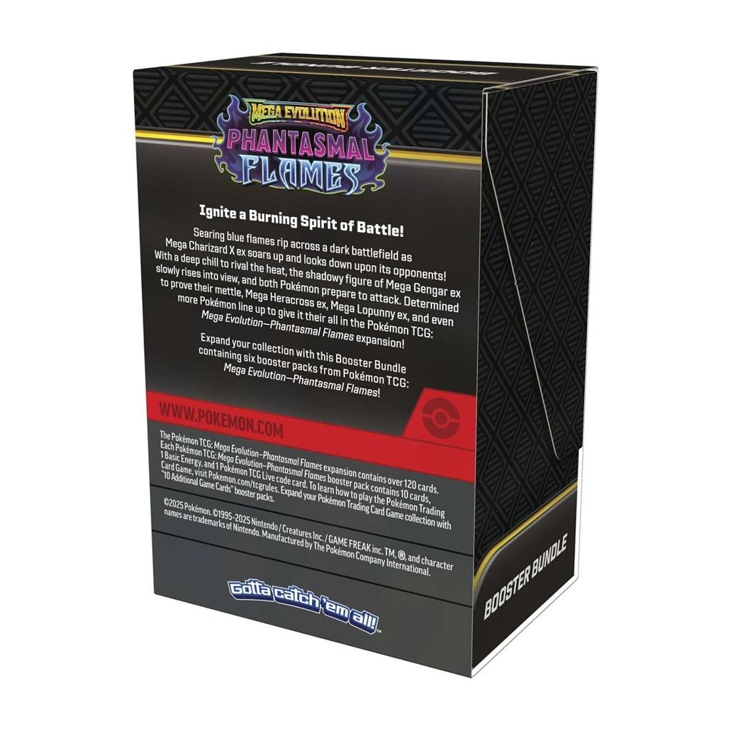 Pokémon TCG: Mega Evolution – Phantasmal Flames Booster Bundle (6 Packs) Pokémon Pulls