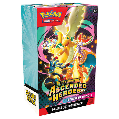 Pokémon TCG: Mega Evolution – Ascended Heroes Booster Bundle (6 Packs) [PRE-ORDER] Pokémon Pulls